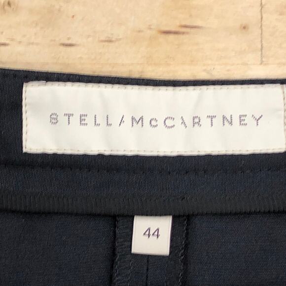 Stella McCartney Womens Size 44 US 10 Skort Side Zip Black Authenticated - Picture 11 of 16